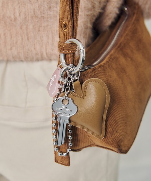 レザー タッチ ハート バッグ チャーム（チャーム）｜GOLDY