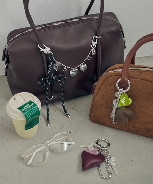 レザー タッチ ハート バッグ チャーム（チャーム）｜GOLDY