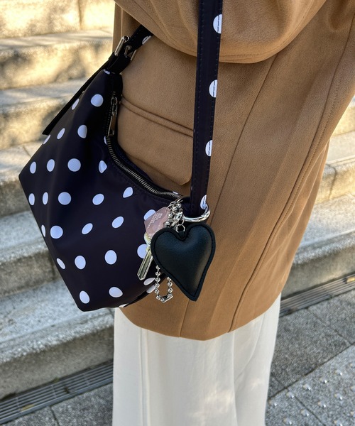 レザー タッチ ハート バッグ チャーム（チャーム）｜GOLDY