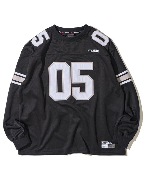 FUBU( フブ)の「【FUBU/フブ】ブランドロゴ ナンバーワッペン Vネック ゲームシャツ(スウェット・メンズ・ブラック/ホワイト/グリーン・MEDIUM/LARGE/X-LARGE)」の11枚目の写真