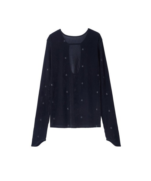 2way sheer velours tops（その他トップス）｜Knuth Marf