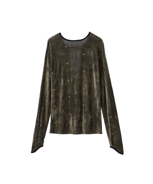 トップス knuth marf sheer velour top Knuth Marf（クヌースマーフ） tシャツ 「Knuth Marf」sheer velour