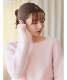 PREMIUM FOX×CASHMERE Vネックプルオーバー