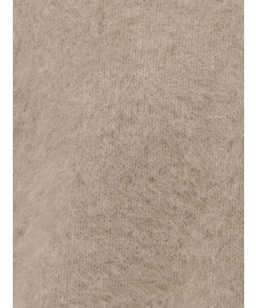 TONAL（トーナル）の「PREMIUM FOX×CASHMERE Vネックプルオーバー（ニット/セーター・レディース・ベージュ/ピンク/ライトブルー/オフホワイト/グレー・MEDIUM）」の18枚目の写真