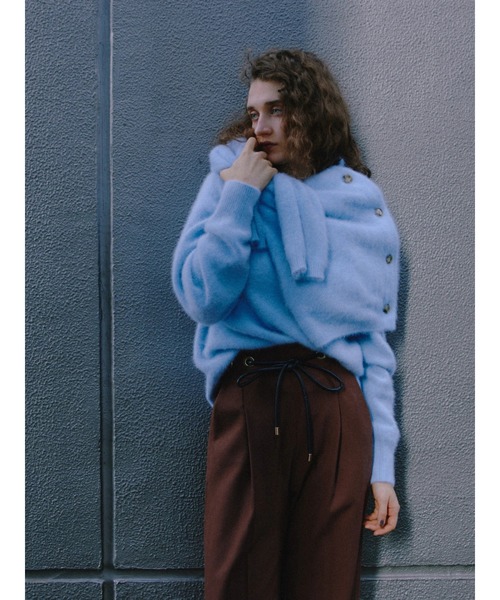 セール】PREMIUM FOX×CASHMERE Vネックプルオーバー（ニット/セーター