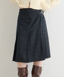 w closet | ダブルベルトミディスカート(スカート)