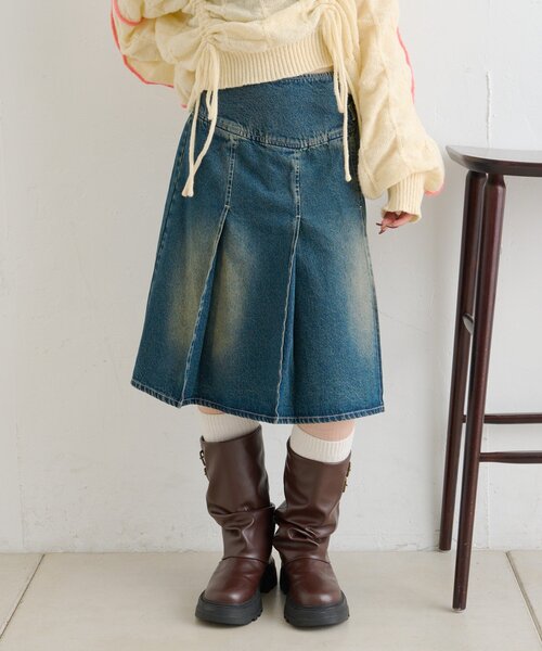 w closet（ダブルクローゼット）の「ダブルベルトミディスカート（スカート・レディース・ブルー/レッド/グリーン・FREE）」の14枚目の写真