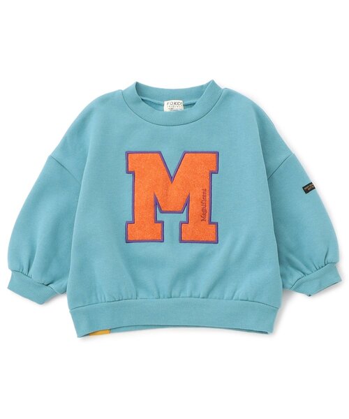F.O.KIDS(エフオーキッズ)の「【ジュニア対応】アップリケトレーナー(スウェット・キッズ・マスタード/キナリ/チャコール/ターコイズブルー・140/130/120/110/100/90/80)」の12枚目の写真
