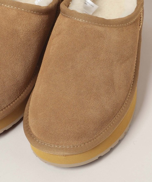 A part by(アパートバイ)の「【セレクト】EMU_ショートスリッポン(スリッポン・レディース・ブラック/キャメル・LARGE/MEDIUM)」の4枚目の写真