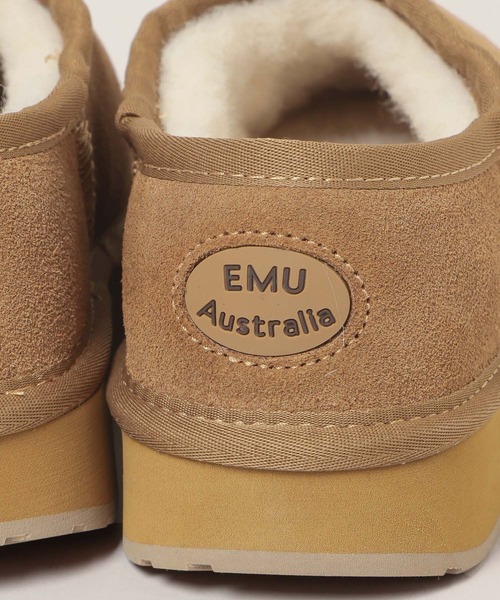 A part by(アパートバイ)の「【セレクト】EMU_ショートスリッポン(スリッポン・レディース・ブラック/キャメル・LARGE/MEDIUM)」の5枚目の写真