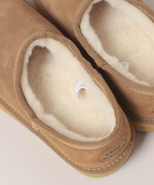 A part by(アパートバイ)の「【セレクト】EMU_ショートスリッポン(スリッポン・レディース・ブラック/キャメル・LARGE/MEDIUM)」の6枚目の写真