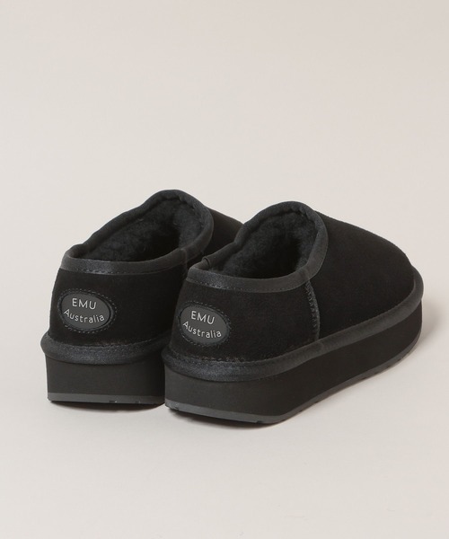 A part by(アパートバイ)の「【セレクト】EMU_ショートスリッポン(スリッポン・レディース・ブラック/キャメル・LARGE/MEDIUM)」の11枚目の写真