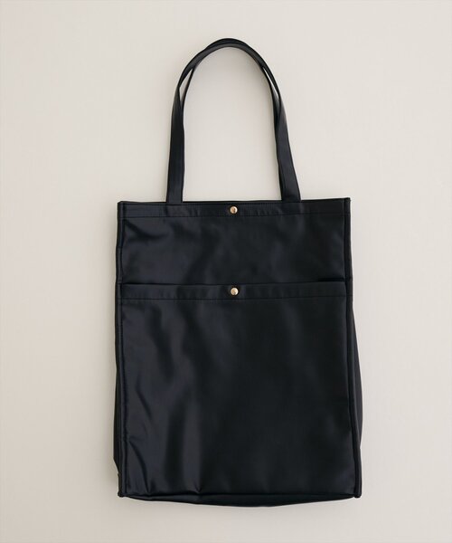 natural couture（ナチュラルクチュール）の「〈osono〉合皮参戦バッグ（トートバッグ・レディース・サックスブルー/ブラック/シルバー/ブラウン・FREE）」の9枚目の写真