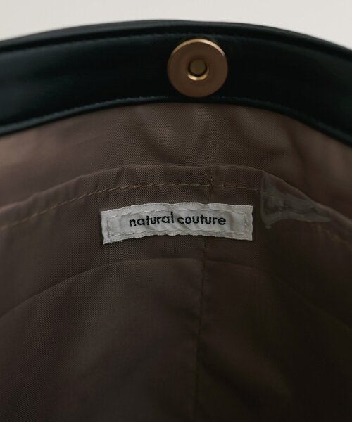natural couture（ナチュラルクチュール）の「〈osono〉合皮参戦バッグ（トートバッグ・レディース・サックスブルー/ブラック/シルバー/ブラウン・FREE）」の11枚目の写真
