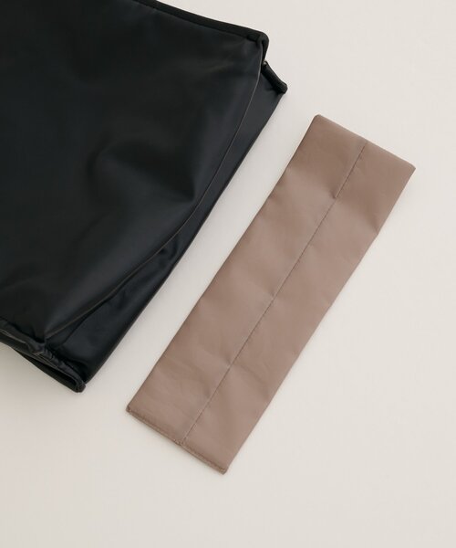 natural couture（ナチュラルクチュール）の「〈osono〉合皮参戦バッグ（トートバッグ・レディース・サックスブルー/ブラック/シルバー/ブラウン・FREE）」の16枚目の写真