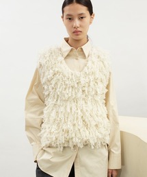 新品　leinwande Sheep Knitted Vest フリンジベスト leinwande｜ラインヴァンドのベスト通販 - ZOZOTOWN