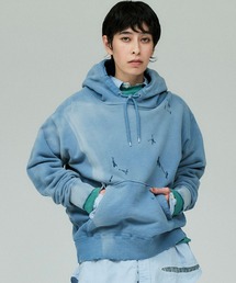 DENIM DELIGHT DAYS （デニム デライト デイズ）の「【DENIM DELIGHT DAYS】ダメージリメイクパーカー（パーカー）」