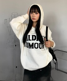 lilful | レタリングロゴ ベーシックニットパーカー(パーカー)