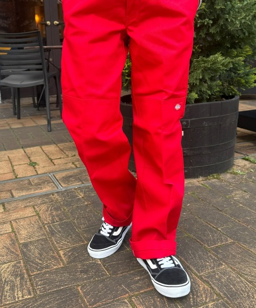 Dickies（ディッキーズ）の「Dickies/ディッキーズ ダブルニー ワークパンツ ルーズフィット "85283"　レングス32インチ（その他パンツ・メンズ・ネイビー/レッド/ホワイト/ダークブラウン/ブラック/オリーブ/カーキ/ブルーグリーン/ダークグリーン/チャコールグレー・28/30/32/34/36）」の10枚目の写真
