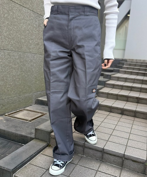 Dickies（ディッキーズ）の「Dickies/ディッキーズ ダブルニー ワークパンツ ルーズフィット "85283"　レングス32インチ（その他パンツ・メンズ・ネイビー/レッド/ホワイト/ダークブラウン/ブラック/オリーブ/カーキ/ブルーグリーン/ダークグリーン/チャコールグレー・28/30/32/34/36）」の3枚目の写真