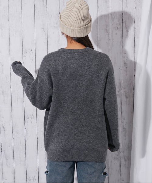 GORGE(ゴージ)の「《立体ニット帽×ブルドッグ》レディース ジャカード ニットプルオーバー キャラクター 秋冬(ニット/セーター・レディース・ボルドー/ネイビー/グレー/アイボリー・F)」の19枚目の写真