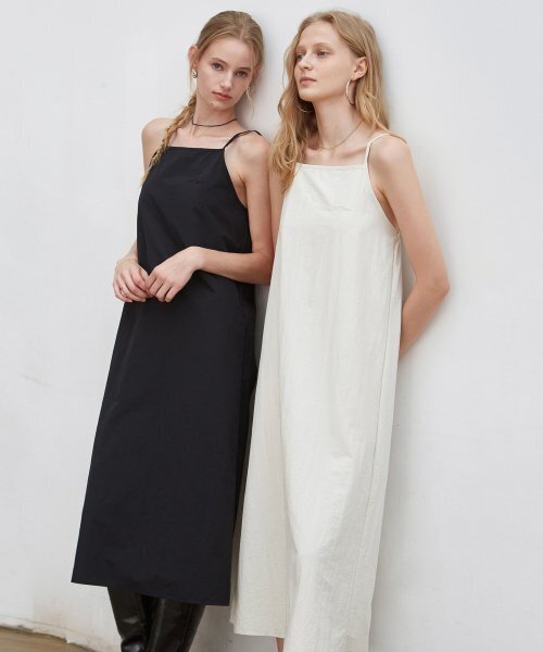 MOOD SLEEVELESS LONG DRESS_BLACK