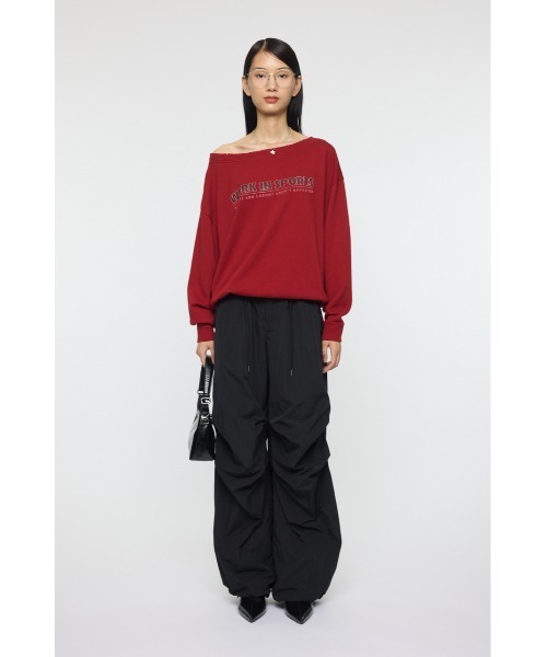 MOUSSY（マウジー）の「OVER カーゴパンツ（カーゴパンツ・レディース・ブラウン/ブラック・1/2）」の5枚目の写真