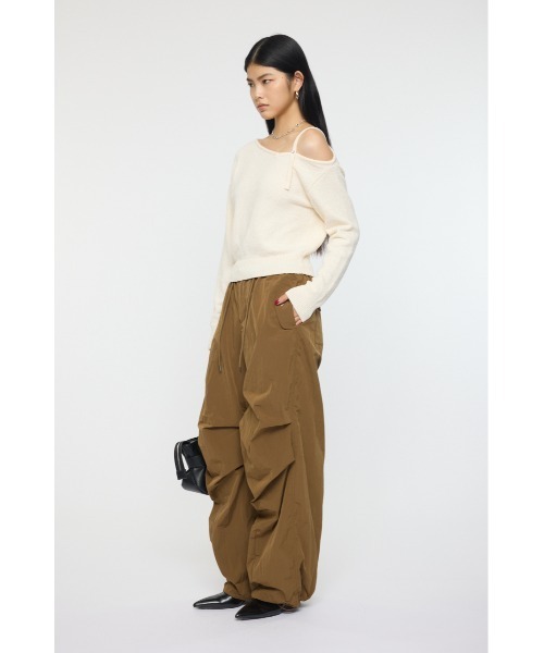 MOUSSY（マウジー）の「OVER カーゴパンツ（カーゴパンツ・レディース・ブラウン/ブラック・1/2）」の17枚目の写真