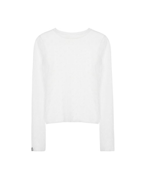 NICK&NICOLE（ニックアンドニコール）の「MASH FLOWER PATTERN TOP_IVORY（Tシャツ/カットソー・レディース・その他・LARGE/MEDIUM）」の6枚目の写真
