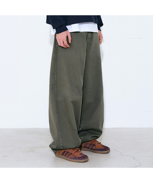 GAKKAI UNIONS(ガッカイユニオンズ)の「コットンバルーンチノパンツカーキ(その他パンツ・メンズ・その他・SMALL/MEDIUM/LARGE)」の1枚目の写真