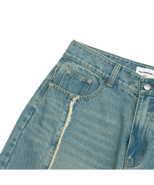 F.ILLUMINATE（フィルミネイト）の「カットオフワイドデニムパンツ-インディゴ（デニムパンツ・レディース・その他・SMALL/MEDIUM/LARGE）」の7枚目の写真