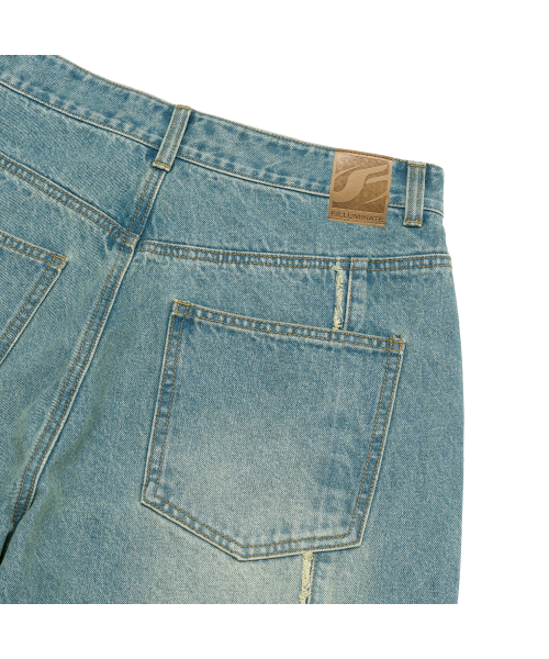 F.ILLUMINATE（フィルミネイト）の「カットオフワイドデニムパンツ-インディゴ（デニムパンツ・レディース・その他・SMALL/MEDIUM/LARGE）」の9枚目の写真