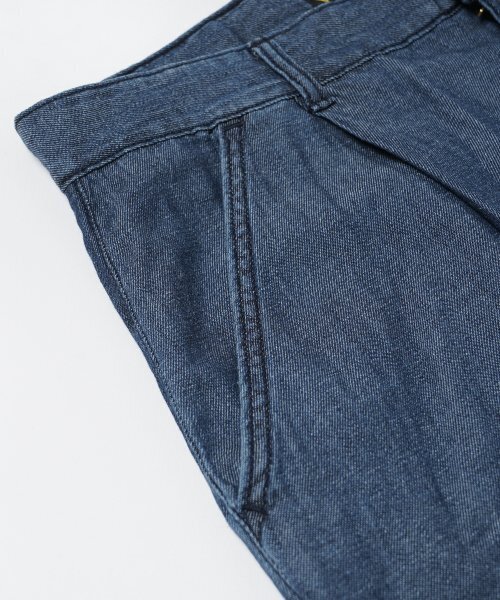 FRIZMWORKS(フリズムワークス)の「LINEN DENIM ONE TUCK BERMUDA PANTS _ BLUE(その他パンツ・レディース・その他・X-LARGE/MEDIUM/LARGE)」の7枚目の写真