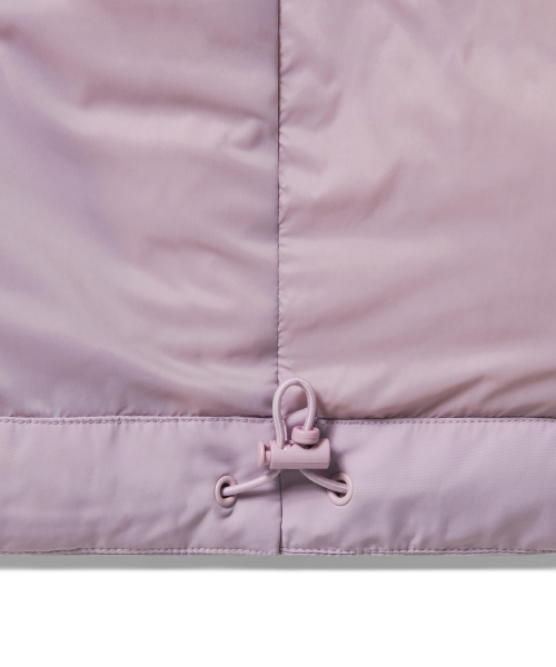 MUSINSA STANDARD WOMAN（ムシンサスタンダードウーマン）の「ウィメンズダウンプファークロップパディングジャケット[パープルピンク]（ダウンジャケット/コート・レディース・その他・SMALL/MEDIUM/LARGE/X-SMALL）」の8枚目の写真