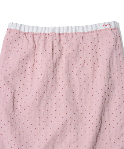 YOUHEE(ユヒ)の「POLKA DOT LAYERED MIDI SKIRT PINK(スカート・レディース・その他・SMALL/MEDIUM)」の6枚目の写真