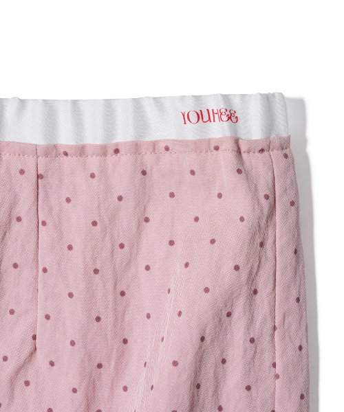 YOUHEE(ユヒ)の「POLKA DOT LAYERED MIDI SKIRT PINK(スカート・レディース・その他・SMALL/MEDIUM)」の7枚目の写真