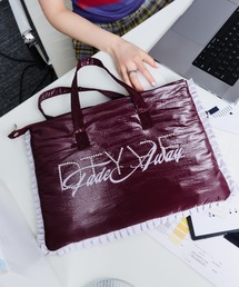 DTYYPE | ストーンロゴフリルPCバッグ(トートバッグ)