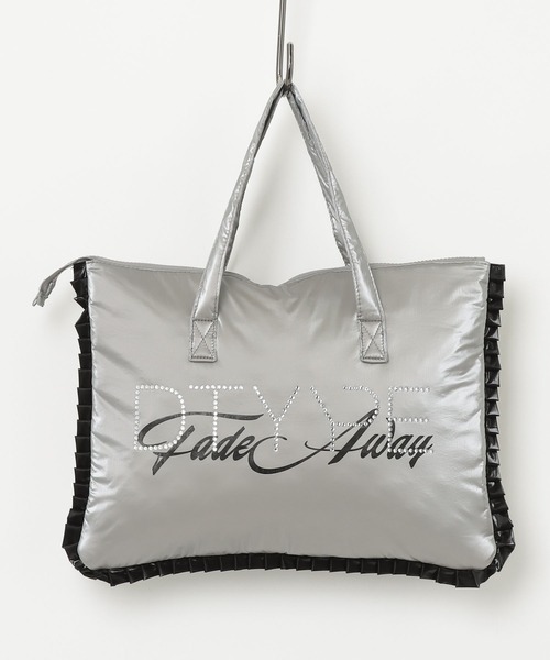 DTYYPE(ドタイプ)の「ストーンロゴフリルPCバッグ(トートバッグ・レディース・グレー/ボルドー・FREE)」の15枚目の写真