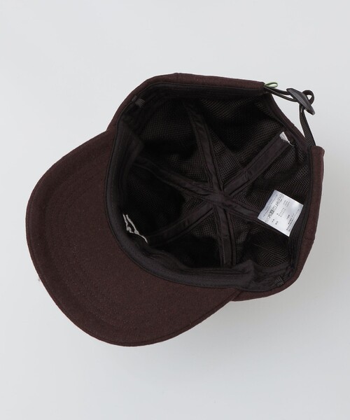 SHIPS(シップス)の「【SHIPS別注】halo commodity: EXPEDITION MELTON CAP(キャップ・メンズ・ブラック/ブラウン/グレー・ONE SIZE)」の7枚目の写真