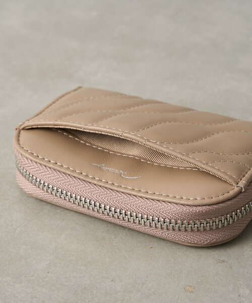 BIRTHDAY BAR（バースデイバー）の「本革キルティングカードケース（カードケース・レディース・ベージュ/ブラック・0）」の12枚目の写真