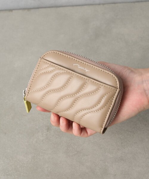 BIRTHDAY BAR（バースデイバー）の「本革キルティングカードケース（カードケース・レディース・ベージュ/ブラック・0）」の16枚目の写真