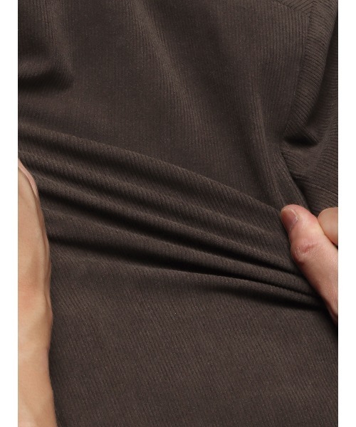 SUIT SQUARE（スーツスクエア）の「スマみえジャケット ダブルブレスト ウォッシャブル CROSS MOVA コーデュロイ（テーラードジャケット・メンズ・ブラウン・LL/S/M/L）」の8枚目の写真