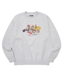 WKNDRS（ウィーキャンドース）の「KELLOGGS FAMILY SWEATSHIRT (L.GREY)（Tシャツ/カットソー）」