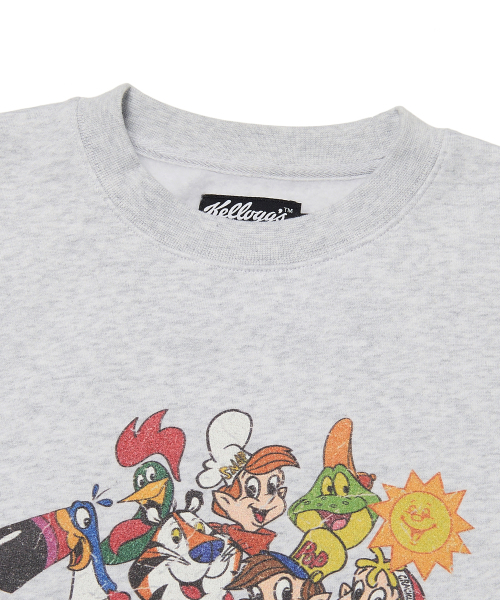 WKNDRS(ウィーキャンドース)の「KELLOGGS FAMILY SWEATSHIRT (L.GREY)(Tシャツ/カットソー・レディース・その他・X-LARGE/MEDIUM/LARGE)」の7枚目の写真
