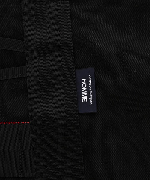 COMME des GARCONS HOMME(コム デ ギャルソン・オム)の「「BRIEFING」W-NAME COTTON CANVAS BAG(トートバッグ・メンズ・ブラック/ベージュ・ONE SIZE)」の19枚目の写真
