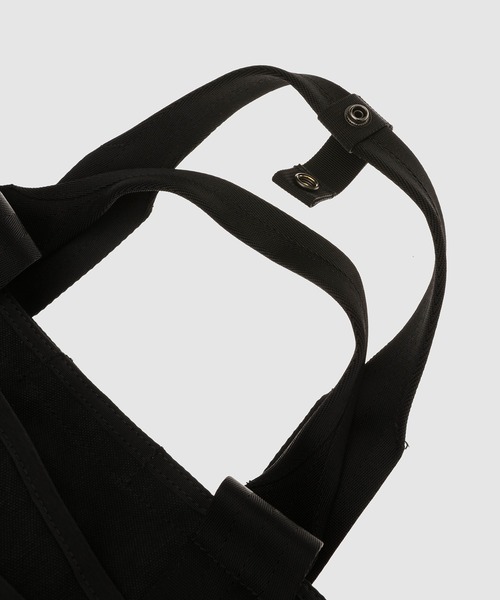COMME des GARCONS HOMME(コム デ ギャルソン・オム)の「「BRIEFING」W-NAME COTTON CANVAS BAG(トートバッグ・メンズ・ブラック/ベージュ・ONE SIZE)」の14枚目の写真