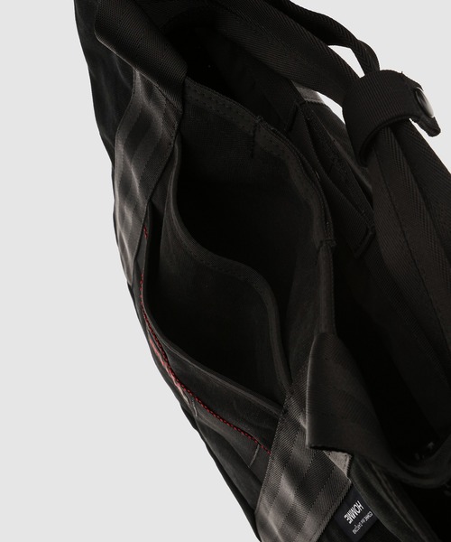 COMME des GARCONS HOMME(コム デ ギャルソン・オム)の「「BRIEFING」W-NAME COTTON CANVAS BAG(トートバッグ・メンズ・ブラック/ベージュ・ONE SIZE)」の20枚目の写真