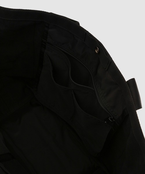 COMME des GARCONS HOMME(コム デ ギャルソン・オム)の「「BRIEFING」W-NAME COTTON CANVAS BAG(トートバッグ・メンズ・ブラック/ベージュ・ONE SIZE)」の6枚目の写真
