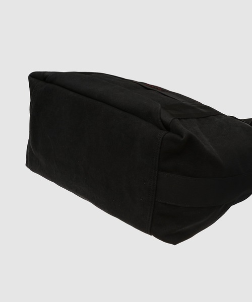 COMME des GARCONS HOMME(コム デ ギャルソン・オム)の「「BRIEFING」W-NAME COTTON CANVAS BAG(トートバッグ・メンズ・ブラック/ベージュ・ONE SIZE)」の8枚目の写真