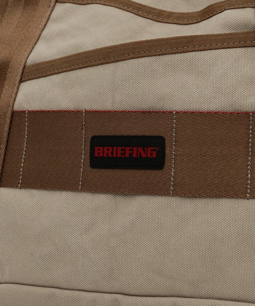COMME des GARCONS HOMME(コム デ ギャルソン・オム)の「「BRIEFING」W-NAME COTTON CANVAS BAG(トートバッグ・メンズ・ブラック/ベージュ・ONE SIZE)」の11枚目の写真